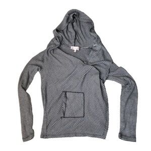 Philosophy Black / White Striped Cardigan - Size M